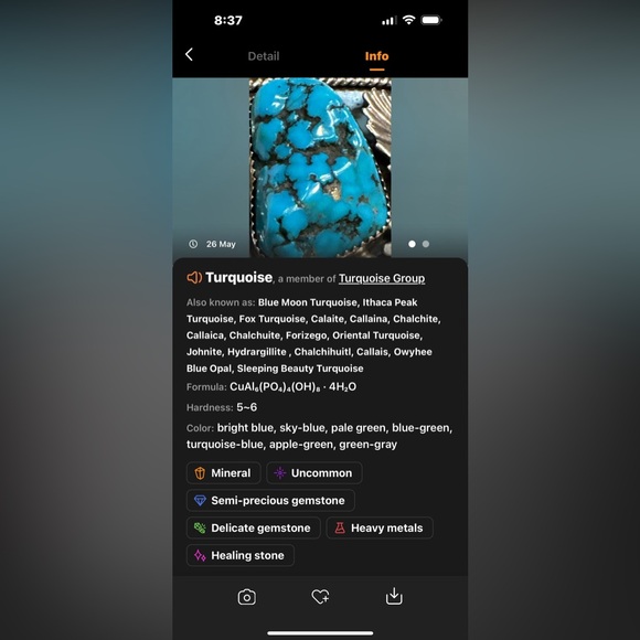 Vintage Navajo G James Signed Kingman Turquoise Silver Cuff Bracelet Heavy🔥🔥🔥 - Picture 16 of 16